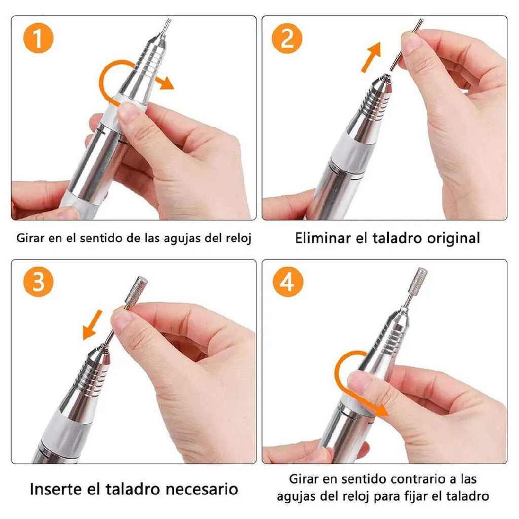 TORNO ELECTRICO UÑAS MANOS Y PIES NEWTEK