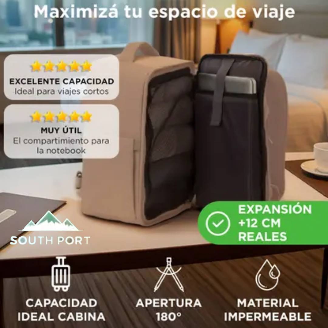 MOCHILA VIAJE CARRY ON SOUTH PORT EXPANSIBLE