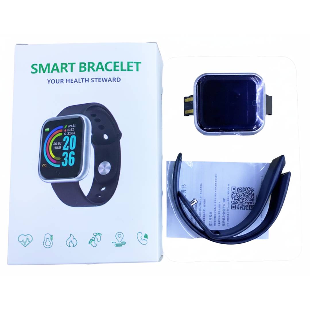SMARTWATCH HOLMI D20 - BLANCO - NEGRO - ROSA