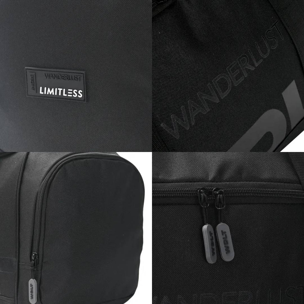 BOLSO GRANDE WANDERLUST CORREAS MOCHILA DESMONTABLE - NEGRO