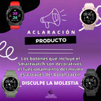 SMARTWATCH FD68 NEGRO - ROJO - ROSA