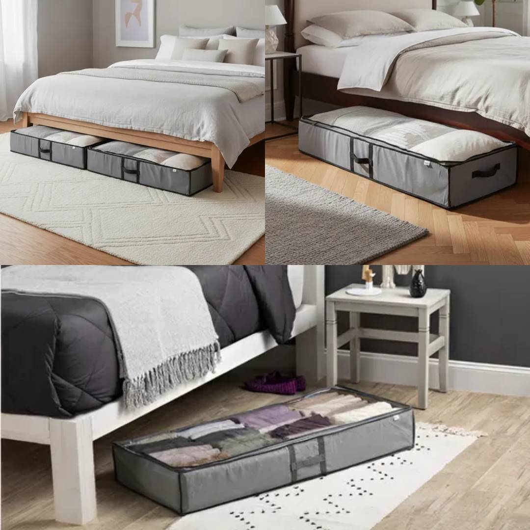 ORGANIZADOR BAJO CAMA PLEGABLE MULTIUSO x2