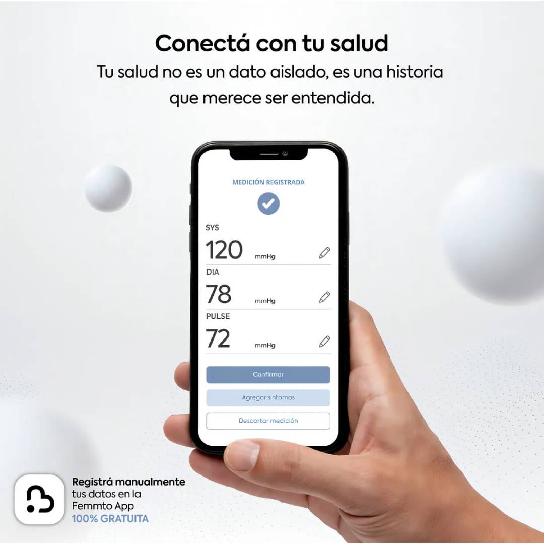 TENSIOMETRO DIGITAL RECARGABLE USB FEMMTO