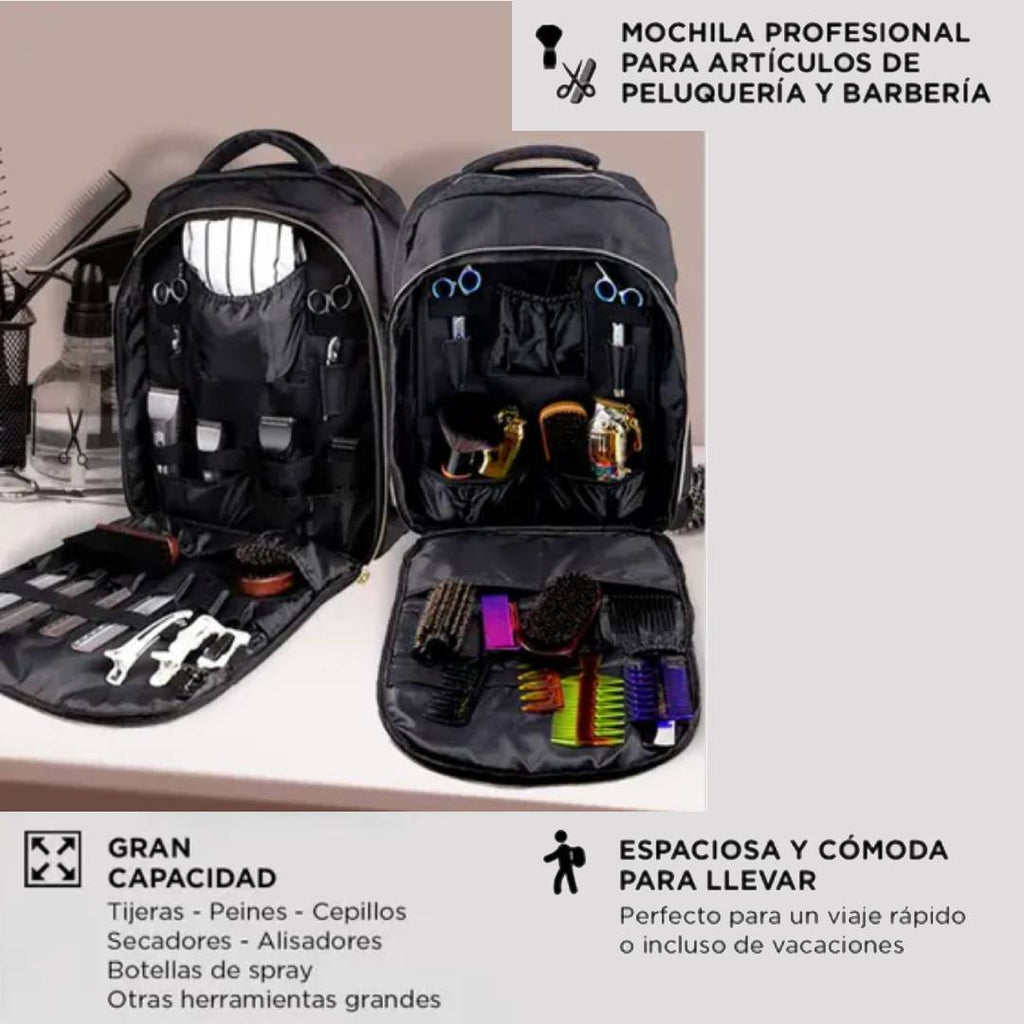 MOCHILA CARE BY GADNIC ORGANIZADOR PELUQUERIA IMPERMEABLE