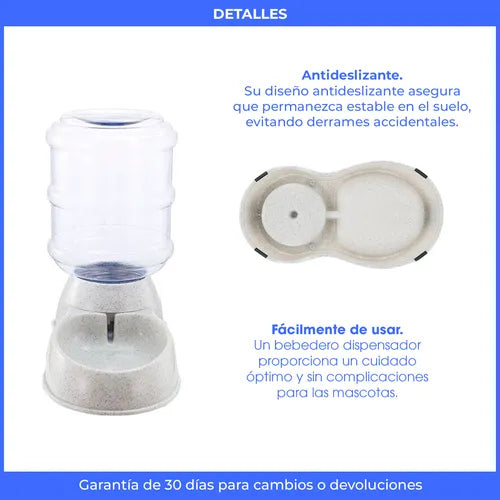 Bebedero Dispenser Mascota Perro Gato Agua